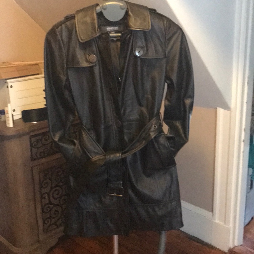 Kenneth Cole Reaction 100% leather jacket